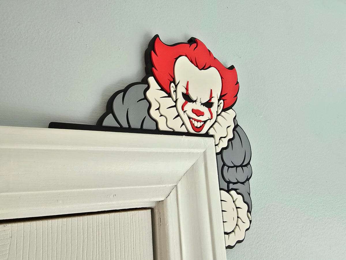 Pennywise ajtó dekoráció