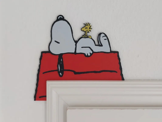 Snoopy ajtó dekoráció