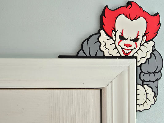 Pennywise ajtó dekoráció