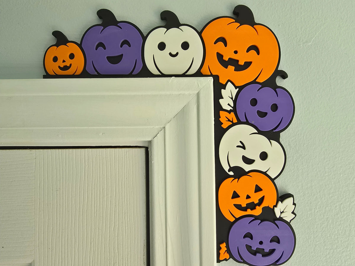 Vidám Halloween ajtó dekoráció