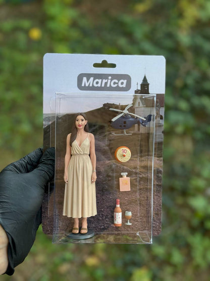 Custom Action Figure of You - ActionDoll with 4 accessories