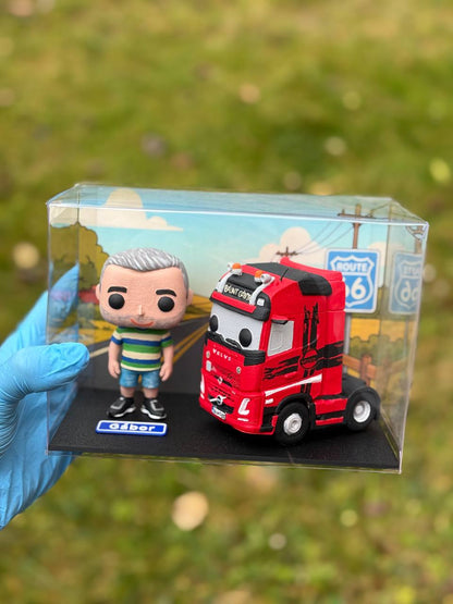 You and your favorite vehicle – captured in Funko style!