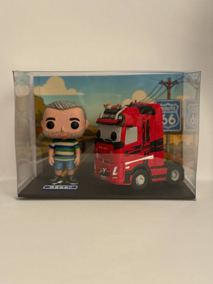 You and your favorite vehicle – captured in Funko style!